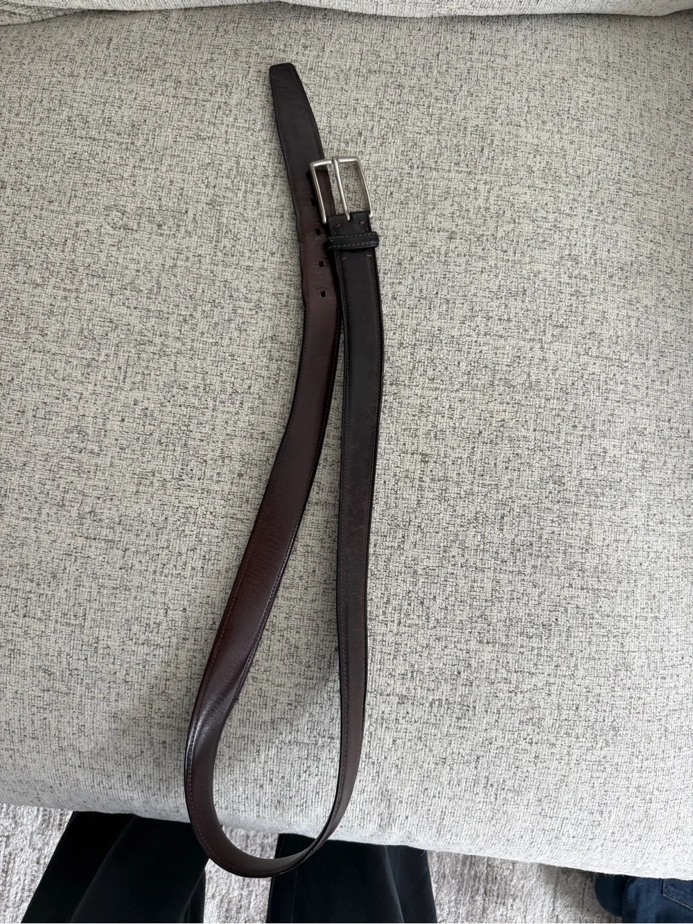 Men's Classic Brown Leather Belt